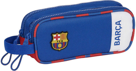 Safta Pencil Case with 2 Compartments Blue