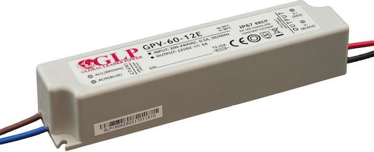 MPL LED-Netzteil Wasserdicht IP67 Leistung 60W mit Ausgangsspannung 12V