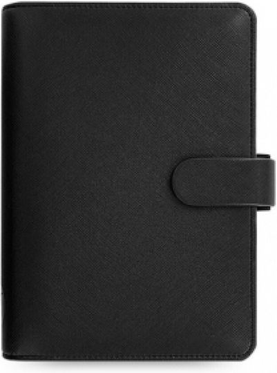 Filofax Saffiano Personal Daily Organizer Black 15x20cm