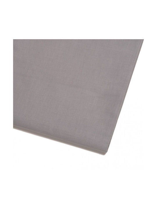 Melinen Set Kids Sheets with Elastic Band Cotton Light Grey 100x200cm 3 Pieces