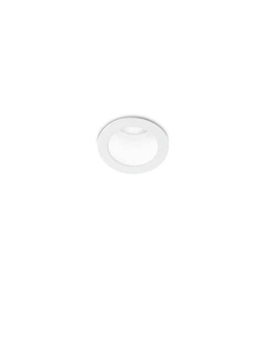 Ideal Lux Quark Metallic Recessed Spot with Int...