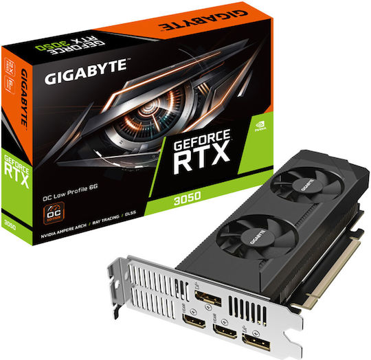 Gigabyte GeForce RTX 3050 6GB GDDR6 OC Low Profile 6G Graphics Card