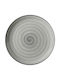 Porline Porselen Plate Shallow made of Porcelain Gray 27cm