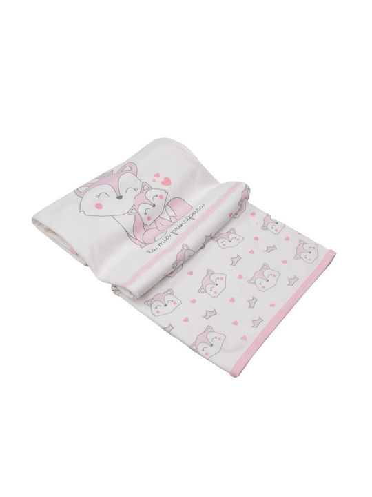 Kamtex Baby Kuscheldecke Rosa 80x90cm.