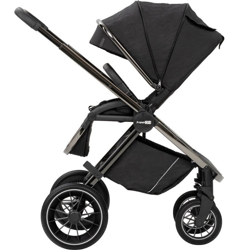 FreeOn Joy Plus Verstellbar 3 in 1 Baby Kinderwagen Geeignet fur Neugeborene Black 10kg 49683 Skroutz