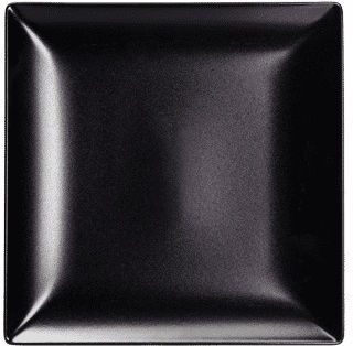 AXA Porcelaine Teller Untiefe Platz Schwarz 16x16cm AXA Porcelaine Teller Untiefe Platz Schwarz 16x16cm
