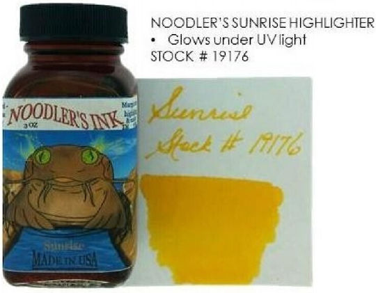 Noodler's Replacement Ink for Fountain Pen Yellow 90ml