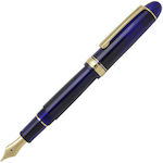 Platinum Fountain Pen Blue of Glass with Blue Inkjet