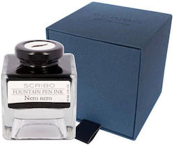 Scribo Replacement Ink for Fountain Pen Black 90ml