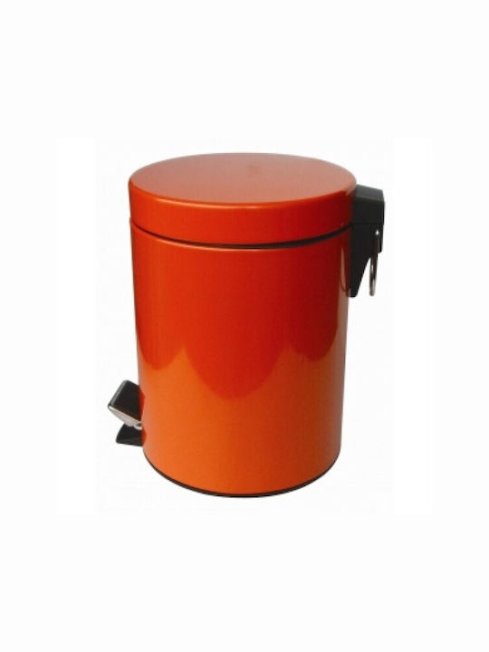 Inter Ceramic Κεραμικό Καλαθάκι Μπάνιου 12lt Πορτοκαλί