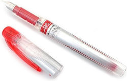 Platinum Fountain Pen Extra Fine Red of Plastic with Red Inkjet