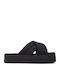 Sandale Casual Damă Flatforme Negre