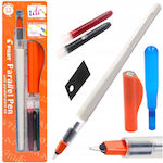 Pilot Set Calligraphy Fountain Pen 1.5mm Red