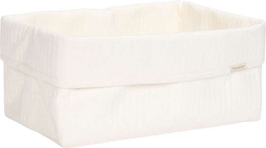 Little Dutch Pure Nursery Storage Basket White