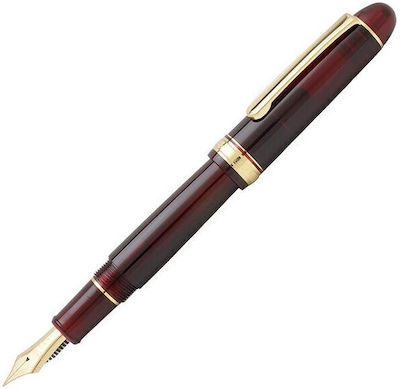 Platinum Fountain Pen Broad Red