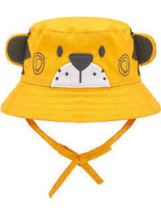 Boboli Kids' Bucket Fabric Yellow Hat