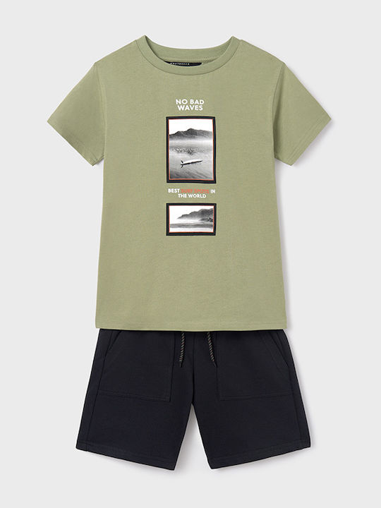 Mayoral Kinder-Set mit Shorts Sommer 2Stück Kha...