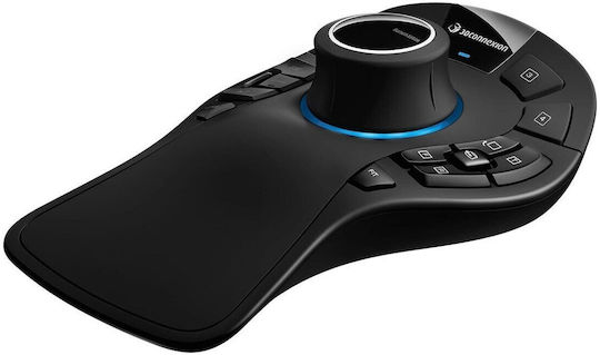3D Connexion SpaceMouse Pro Ασύρματο Εργονομικό Ποντίκι Μαύρο