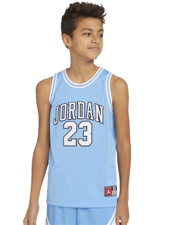 Jordan Παιδική Μπλούζα Αμάνικη Γαλάζια Jersey 23