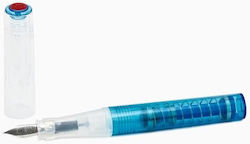 Twsbi Go Spring Load Mechanism Fountain Sapphire Calligraphy Pen 1.1 Blue