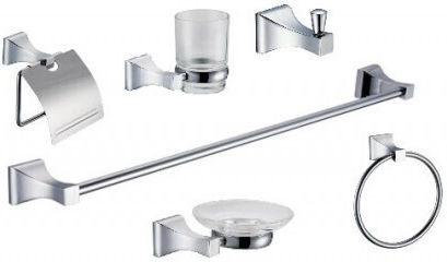 Inter Ceramic Inter Ceramic Badezimmerzubehör-Set Keramik 6 Stücke Inter Ceramic Inter Ceramic Badezimmerzubehör-Set Keramik 6 Stücke