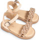 Babywalker Pink Baptism Leather Sandals