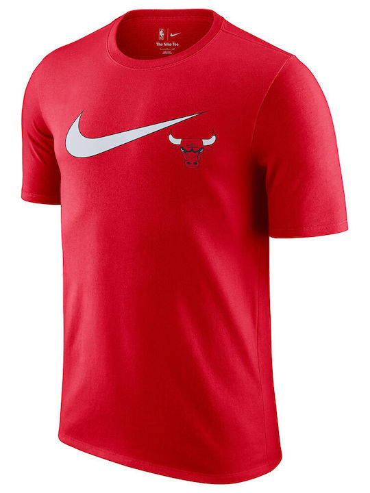 Nike Ανδρικό Αθλητικό T-shirt Κοντομάνικο Κόκκινο