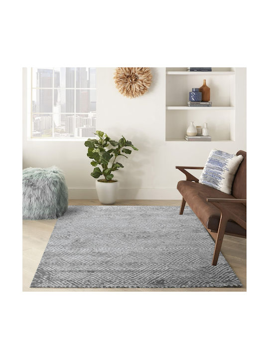 Saray Home Stage Rug Rectangular Shaggy Furry Grey