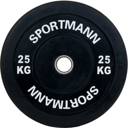 Sportmann Δίσκος Λαστιχένιος 1 x 25kg Φ51mm