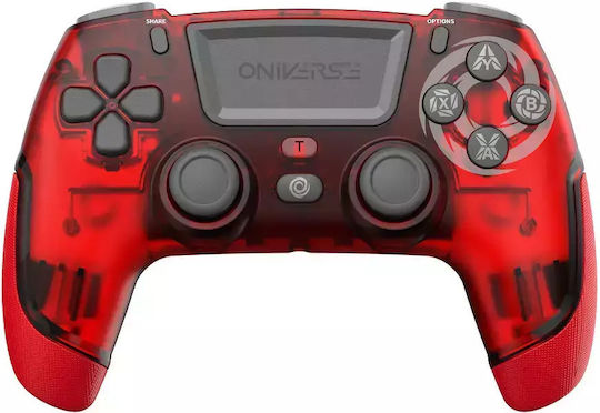 Oniverse Revolt Ασύρματο Gamepad για PC / PS4 / iOS / Android / PS3 Κόκκινο