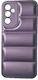 Puffer Back Cover Μεταλλικό Μωβ (Galaxy A34)