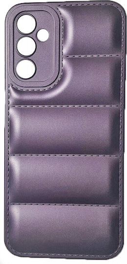 Puffer Back Cover Μεταλλικό Μωβ (Galaxy A34)