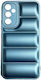 Puffer Back Cover Μεταλλικό Γαλάζιο (Galaxy A34)