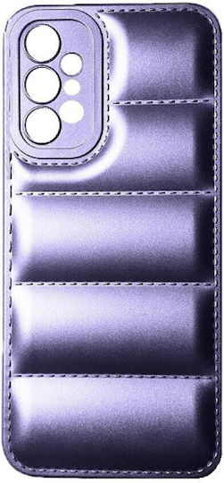 Puffer Back Cover Μεταλλικό Μωβ (Galaxy S23 Ultra)