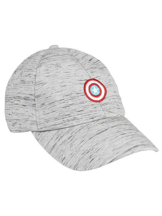 Kinderhut Jockey Stoff Captain America Cap Gray