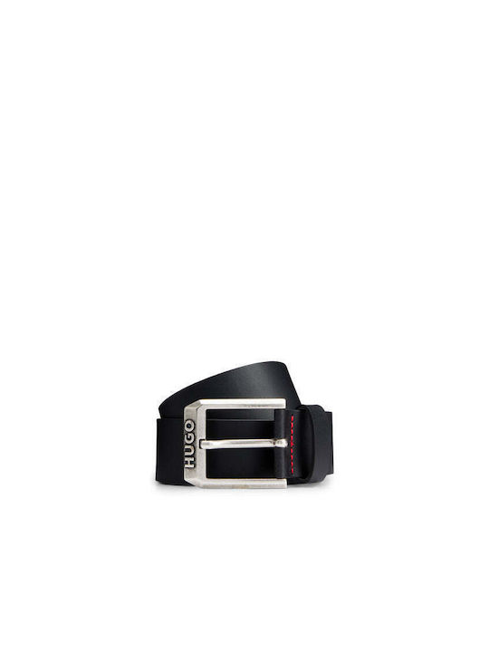 Hugo Boss Men's Leather Belt Black