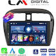 LM Digital Auto-Audiosysteme für Mitsubishi Space Star 2013 Bluetooth USB Eingebautes Wi-Fi GPS Apple CarPlay Android Auto