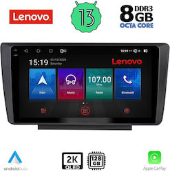 Lenovo Sistem Audio Auto pentru Skoda Octavia 2005-2012 (Bluetooth/USB/AUX/WiFi/GPS/Apple-Carplay/Android-Auto) cu Ecran Tactil 9"