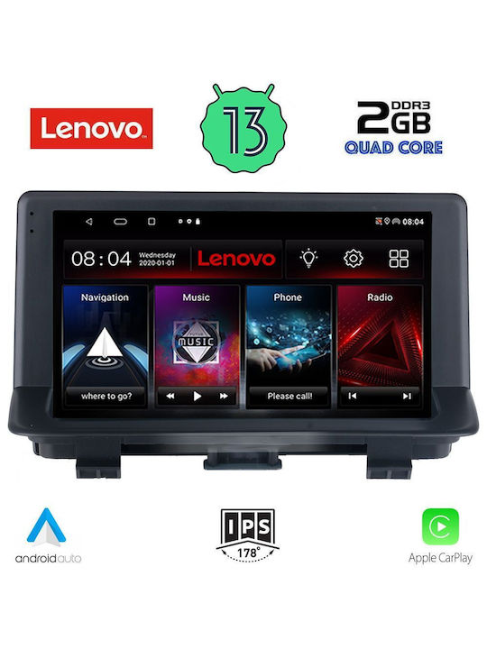 Lenovo Ηχοσύστημα Αυτοκινήτου για Audi Q3 2013-2018 (Bluetooth/USB/AUX/WiFi/GPS/Apple-Carplay/Android-Auto) με Οθόνη Αφής 9"