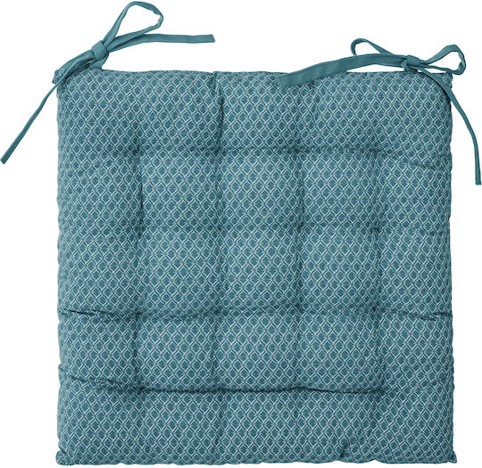 Atmosphera Otto Garden Chair Cushions Blue 38x38cm