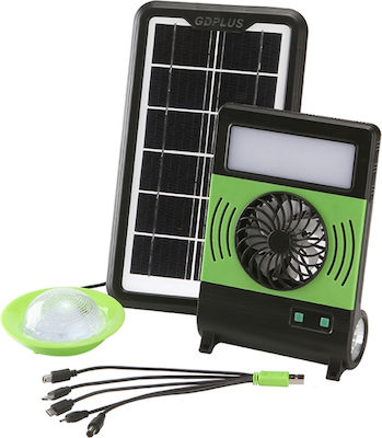 Autonomous Solar Lighting System Gd-8070 with Charger , Speaker & Flash Light 11214