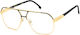 Carrera Men's Metal Gold Prescription Eyeglass ...