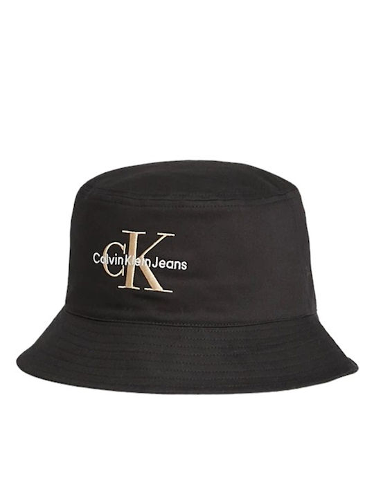 Calvin Klein Υφασμάτινo Ανδρικό Καπέλο Στυλ Bucket Μαύρο