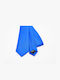 Herren Krawatte Synthetisch Monochrom in Blau Farbe