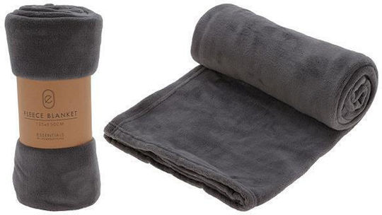 Koopman Koopman Fleece Decke Couch 125x150cm Grau