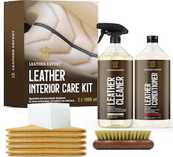 Leather Expert Σετ Καθαρισμού / Γυαλίσματος και Προστασίας για Δερμάτινα Μέρη 1lt Leather Expert Σετ Καθαρισμού / Γυαλίσματος και Προστασίας για Δερμάτινα Μέρη 1lt