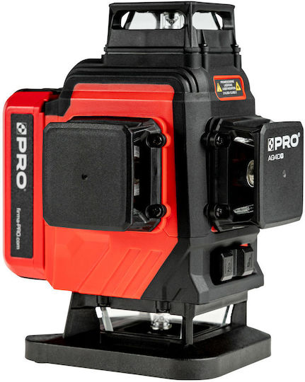 Profindustry PRO-AQ4DG Γραμμικό Αλφάδι Laser Πράσινης Δέσμης με Εύρος Εργασίας 30m