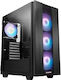 Chieftec Hunter 2 Gaming Midi Tower Computer Case with Window Panel and RGB Lighting Black