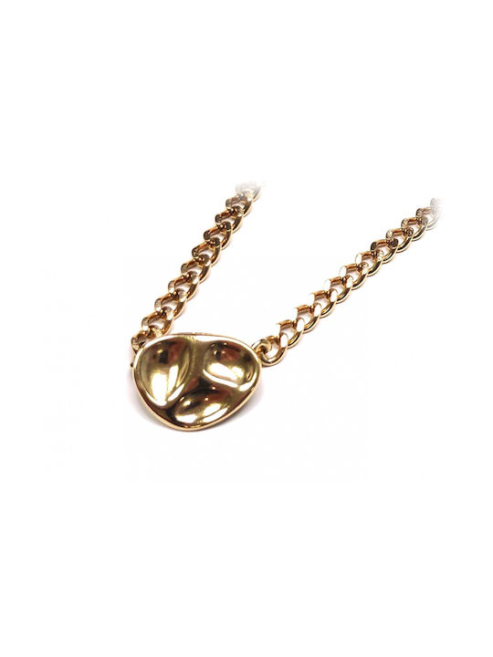Karma Fashion Necklace from Gold Plated Steel