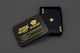 Iron & Glory Spielkarten für Poker Gold In Metallbox